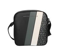 Armani Exchange Bandolera hombre negra logo banda, Negro