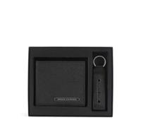 Armani Exchange Essential, Barcelona Side Lettering Logo, Set de Regalo de Cartera para Hombre, Negro, Talla única