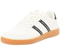 Armani Exchange Berlin, Double Stripes Logo, Zapatillas Hombre, Off White Black, 43.5 EU