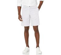 Armani Exchange Bermudas de Sarga elástica sólida para Hombre, Blanco, 4