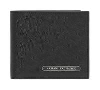 Armani Exchange Essential, Barcelona Side Logo Lettering, Billetera Bi-Fold para Hombre, Negro, Talla única