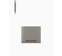 Armani Exchange Billetera para Hombre de Madrid, Essential, Logotipo de Metal Bi-Fold