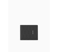 Armani Exchange Billetera para Hombre Milano, Essential, con Estampado Moderno, Color Negro