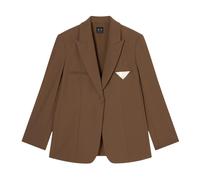 Armani Exchange - Blazer Monopetto Taschino Revers Classici - Jackets - Mujer - Marrón - S -