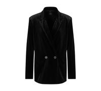 Armani Exchange - Blazer Negro Estilo Americano - Jackets - Mujer - Negro - S -