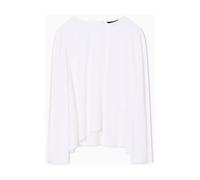 Armani Exchange - Blusa Crepe de Chine con aberturas laterales - Tops - Mujer - Blanco - L -