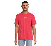 Armani Exchange Bold 1991 Logo tee Camiseta, Cardenal, X-Large Hombres