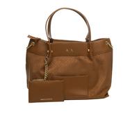Armani Exchange - Bolso Comprador Mila con Corte Láser - Bags - Mujer - Marrón - ONE SIZE -