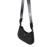 ARMANI EXCHANGE Bolso de hombro 'HOBO' negro / plata One Size negro / plata