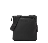 Armani Exchange Madrid, Sustainable, Embossed Logo, Crossbody Plegable Hombres, Negro, Talla única