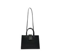Armani Exchange Jodie M Bolso de mano negro, imitación de cuero, mujer