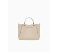 Armani Exchange Wave M Bolso de mano marfil, imitación de cuero, mujer