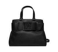 Armani Exchange Bolsa de compras Susy Small para mujer, color negro, talla única