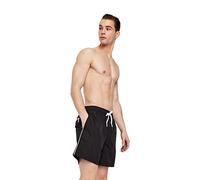 Armani Exchange Boxer para Hombre Essential Milano/New York con Logotipo de Letras, Negro, XL