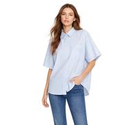 Armani Exchange - Camicia over a righe - Blouses & Shirts - Mujer - Azul - L -