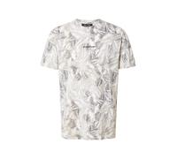 ARMANI EXCHANGE Camiseta crema / beige oscuro / gris oscuro S crema / beige oscuro / gris oscuro