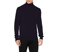 Armani Exchange Camiseta Cuello Alto para Hombre, Azul Navy 1510, XXL