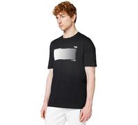 Armani Exchange Camiseta Moderna para Hombre con Logotipo Impreso en 3D, Azul, XL