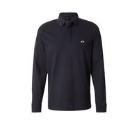 Armani Exchange Essential, Long Sleeve Side Monogram Logo Camisa de Polo, Azul Marino Oscuro, L para Hombre