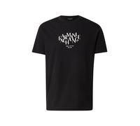 ARMANI EXCHANGE Camiseta negro / blanco S negro / blanco
