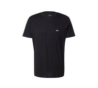 Armani Exchange Essential, Short Sleeve Side Monogram Logo Camiseta, Negro, S Hombres