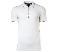 Armani Exchange Hidden Buttons, Stretch Cotton Polo, Blanco (White 1100), X-Small para Hombre