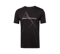 ARMANI EXCHANGE Camiseta negro / blanco XXL negro / blanco