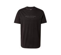 Armani Exchange Short Sleeve Front Milano-New York Logo Lettering Camiseta, Negro, L Hombres