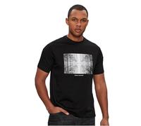 Armani Exchange Camiseta para Hombre con impresión gráfica con Logotipo Digital, Color Negro, XXL