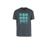 Armani Exchange Camiseta para Hombre de Corte Regular Pima Cotton Jersey Logo Ombre Dots tee, Urban Chic, L