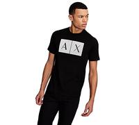 Armani Exchange Camiseta para Hombre, Negro (Black 1200), L