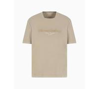 Armani Exchange Camiseta para Hombre Urban Heights, Cornely Logo Signature, Cashew Roasted, L