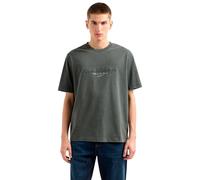 Armani Exchange Camiseta para Hombre Urban Heights, Cornely Logo Signature, Tinta Negra, S