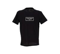 Armani Exchange Camiseta para Hombre Urban Heights, sostenible, Logotipo Bordado, Negro, XS