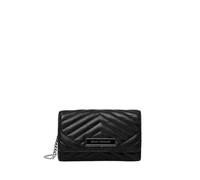 Armani Exchange - Cartera con solapa y correa acolchada para el hombro - Bags - Mujer - Negro - ONE SIZE -