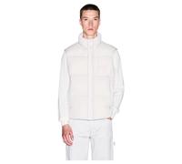 Armani Exchange - Chaleco Acolchado Sin Mangas con Cierre Completo - Jackets - Hombre - Blanco - L -