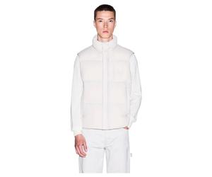 Armani Exchange - Chaleco Acolchado Sin Mangas con Cierre Completo - Jackets - Hombre - Blanco - M -