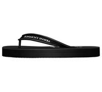 Armani Exchange Chanclas para mujer Cooper, Essential, con logotipo impreso, Black Op White, 39 EU