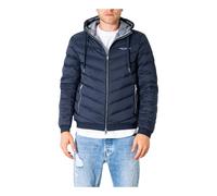 Armani Exchange- Chaqueta Azul con Capucha para Hombre- Jackets- Hombre- Azul- S- Chaqueta Azul con Capucha para Hombre