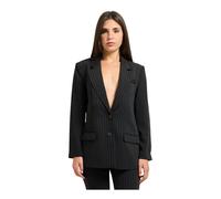 Armani Exchange - Chaqueta de Tejido a Rayas - Jackets - Mujer - Negro - L -