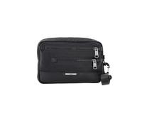 Armani Exchange Chaqueta para hombre, sostenible, doble frontal con cremallera, Negro, talla única, Neceser de belleza