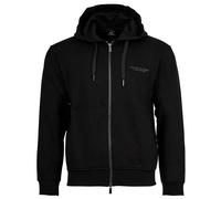 Armani Exchange de los hombres Sudadera con capucha y cremallera con logo en el