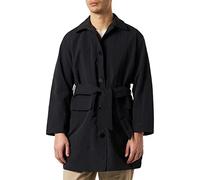 Armani Exchange Cinturón de Cintura Desmontable para géneros Cruzados Parka, Negro, L Unisex Adulto