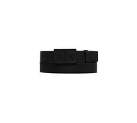 Armani Exchange - Cinturón de Piel Texturizada con Hebilla de Logo en Relieve - Accessories - Hombre - Negro - 100 CM -