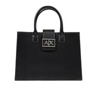Armani Exchange Jodie M Bolso de mano negro, imitación de cuero, mujer