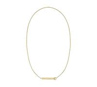 Armani Exchange Collar de acero inoxidable en tono dorado para mujer, AXG0176710