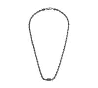Armani Exchange Collar de acero inoxidable plomizo para hombre, AXG0163060