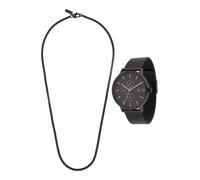 ARMANI EXCHANGE Conjunto de joyería 'CAYDE' negro One Size negro