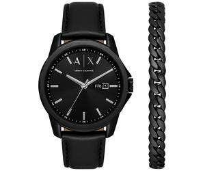 ARMANI EXCHANGE Conjunto de joyería negro One Size negro