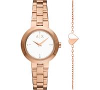 ARMANI EXCHANGE Conjunto de joyería rosé / blanco One Size rosé / blanco